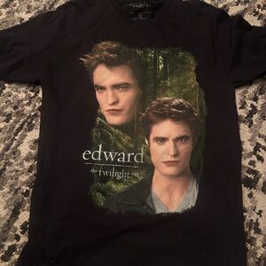 Edward Twilight Black Graphic Tee